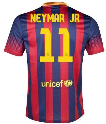 oorlog Ziektecijfers Buiten Neymar shirt Barcelona 2014 - Voetbalshirtjes.com