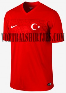 Turkije thuisshirt 2014/2015 - Voetbalshirtjes.com