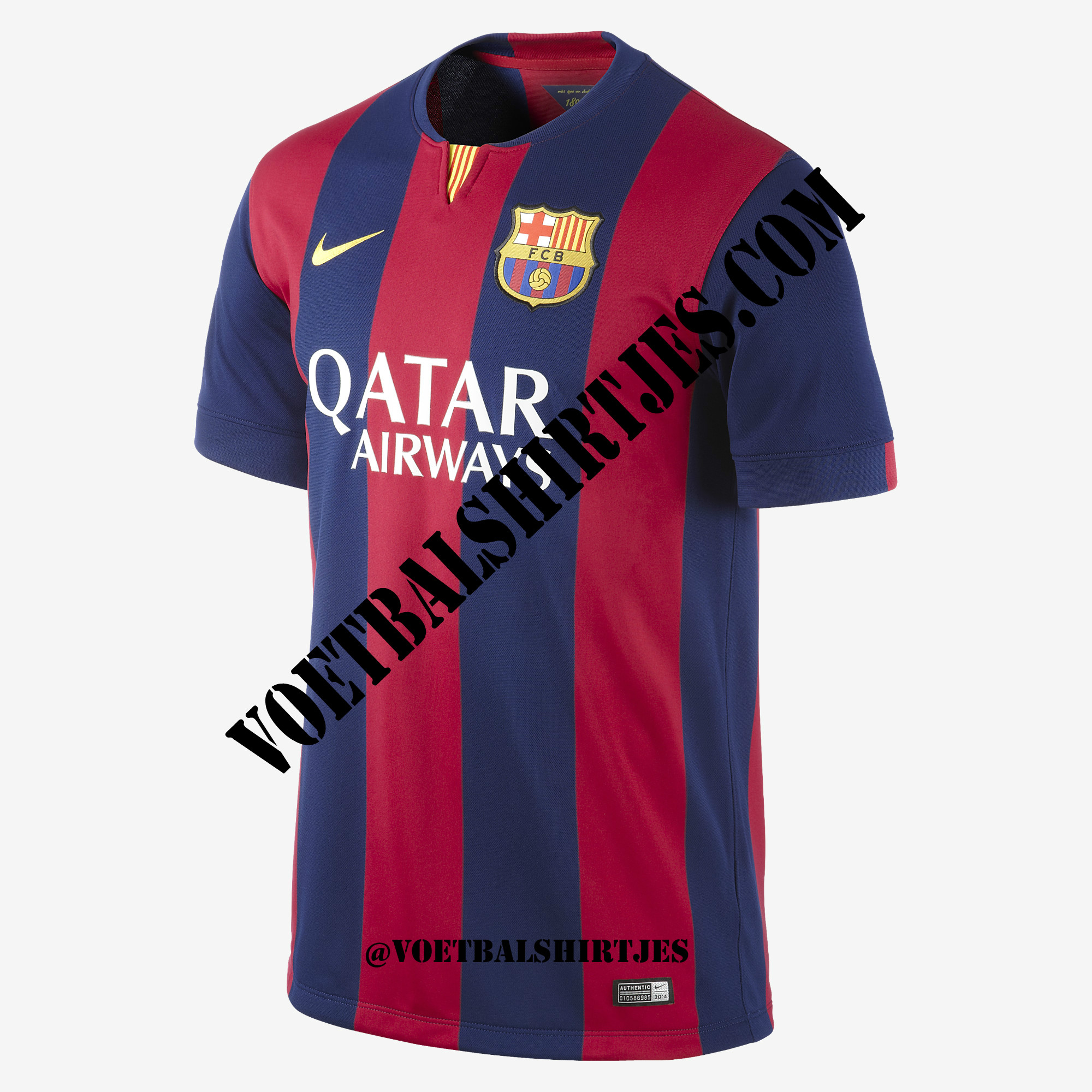 Haarzelf Super goed Egypte FC Barcelona thuisshirt 2014/2015 - Voetbalshirtjes.com
