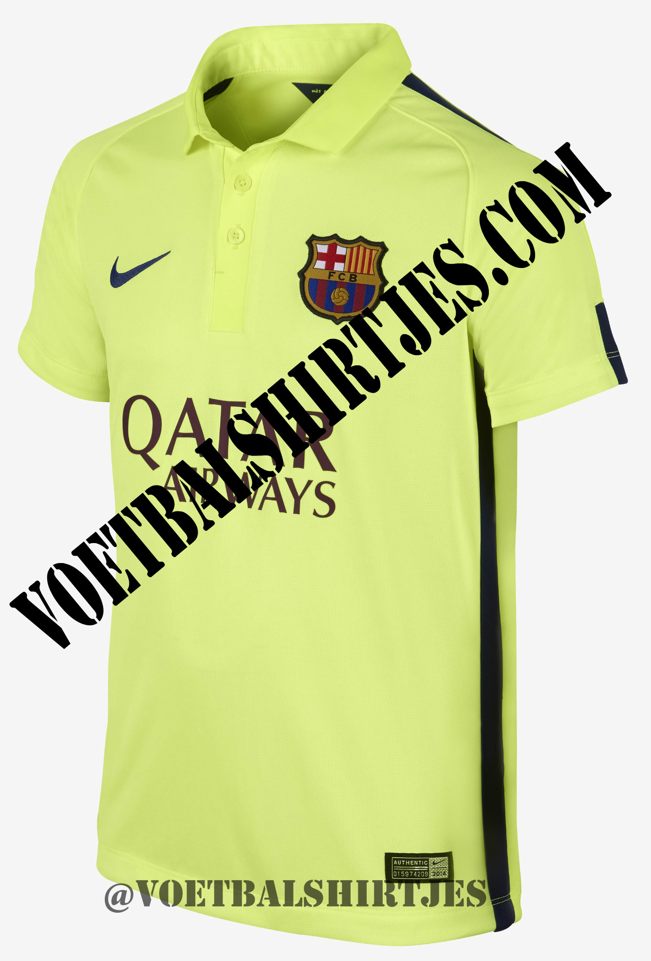 Raad Weg Katholiek FC Barcelona third shirt 14/15 - Voetbalshirtjes.com