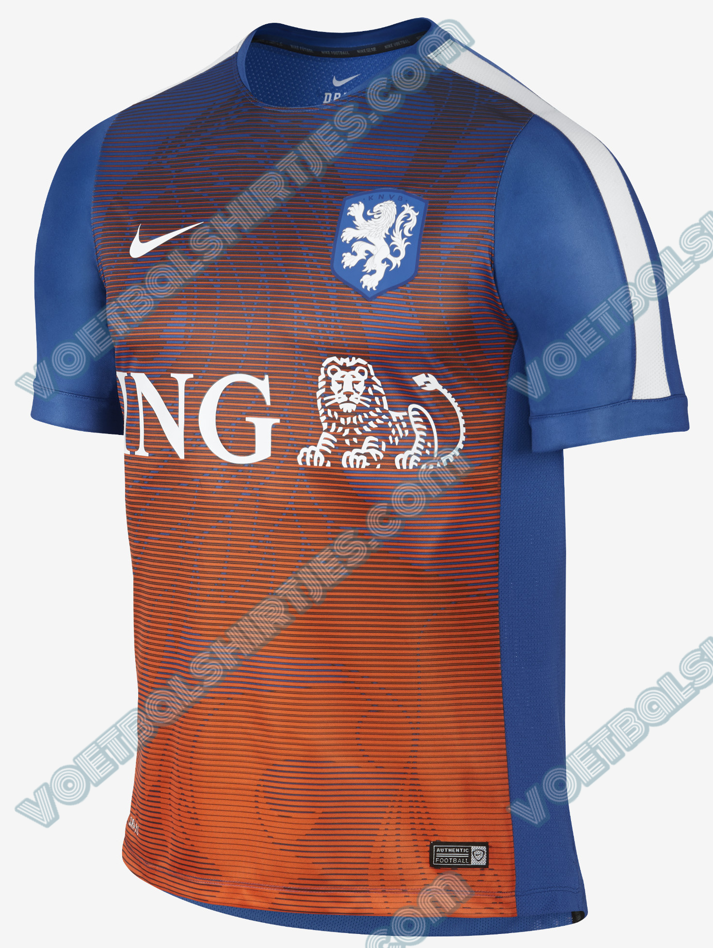mini Onbekwaamheid Malen Nederlands Elftal Pre-Match shirt 2015 - Voetbalshirtjes.com