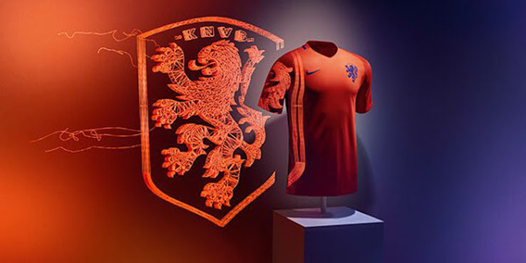 Hou op Doen september Nederlands Elftal shirt 2016 - 2017 Oranje thuisshirt 16/17