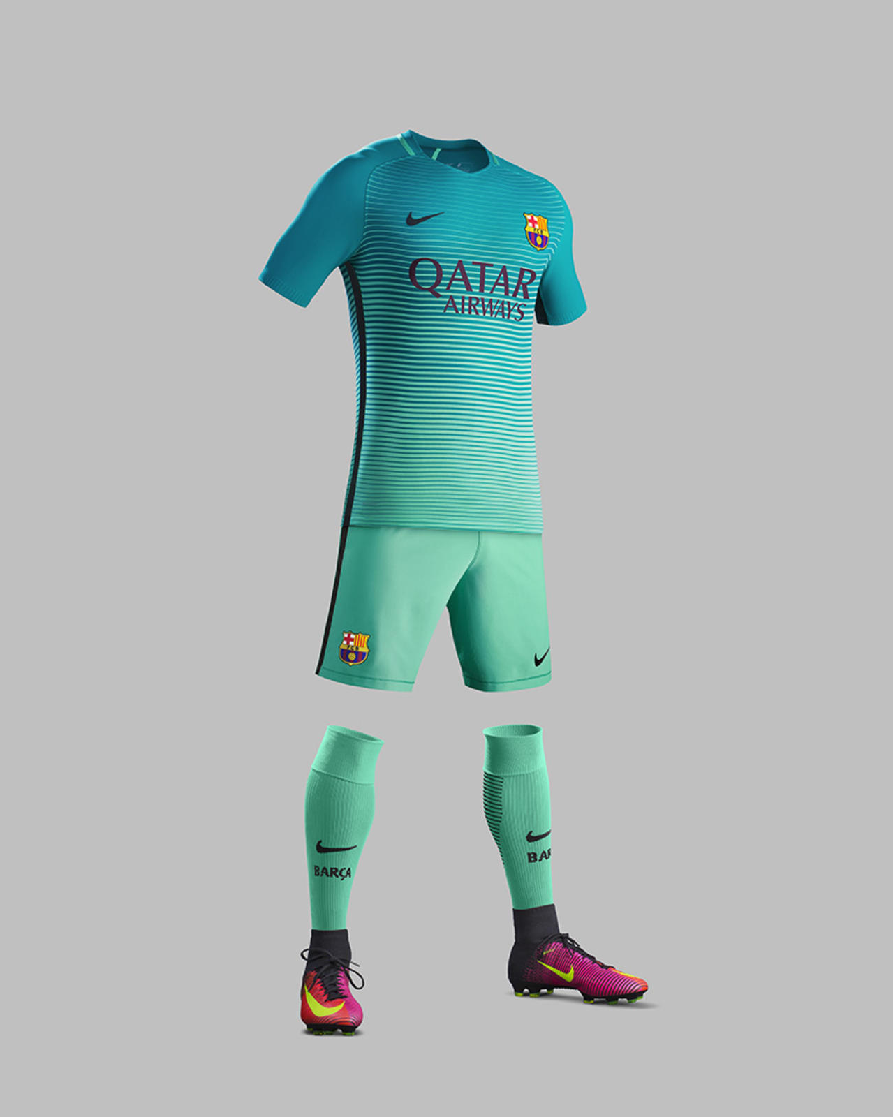 frequentie Storen motief FC Barcelona third kit 2017 - Barcelona 16-17 3rd kit voetbalshirts kopen